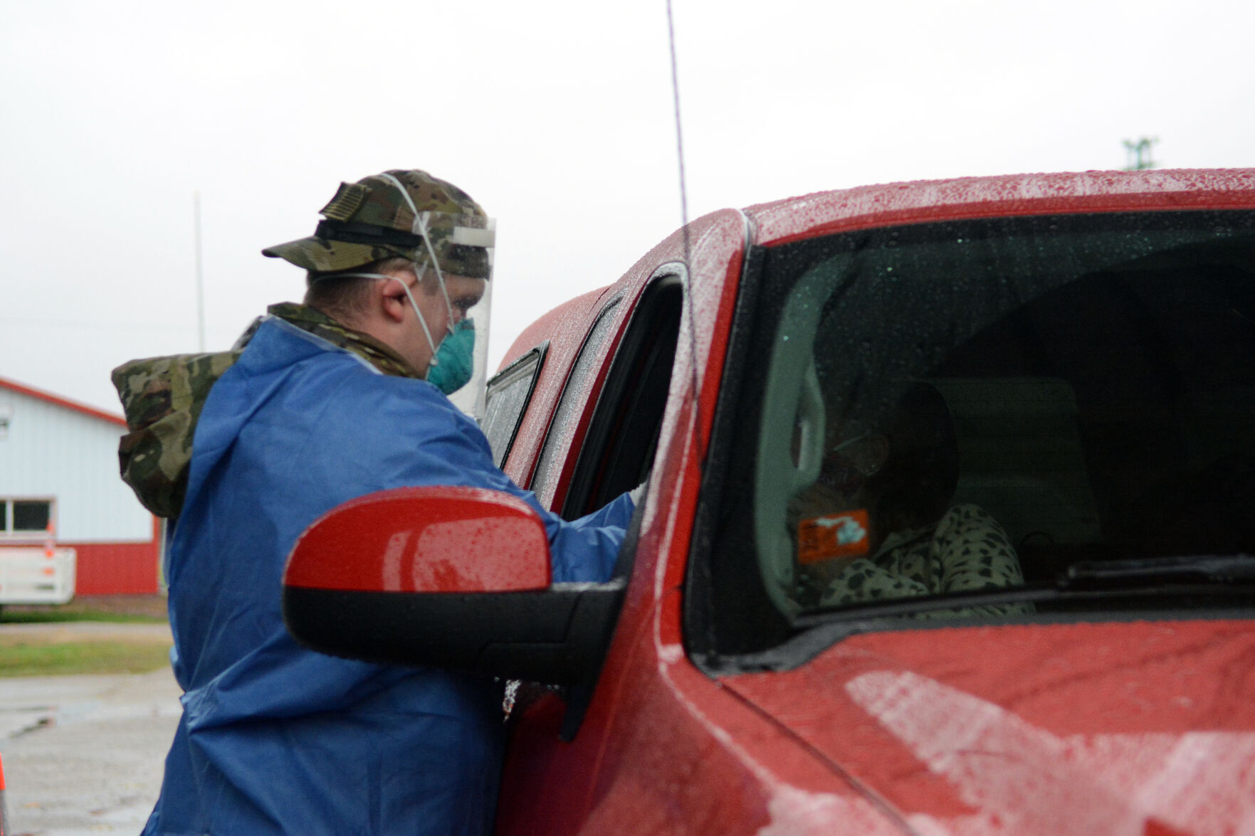 National Guard conducts COVID-19 testing in Baraboo, Oct. 12